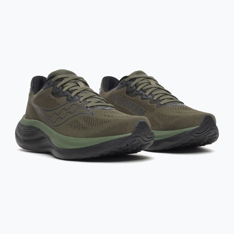 Кросівки для бігу чоловічі Saucony Ride 19 fatigue/black 3