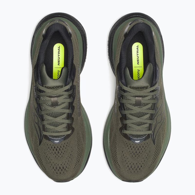 Кросівки для бігу чоловічі Saucony Ride 19 fatigue/black 6