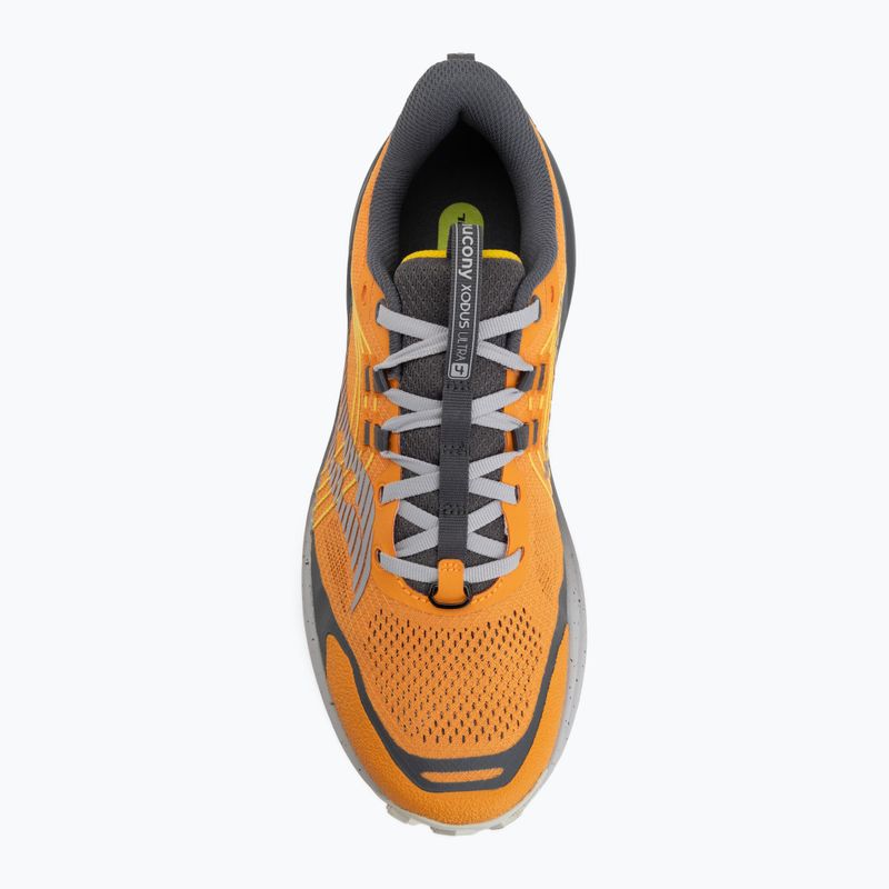 Кросівки для бігу чоловічі Saucony Xodus Ultra 4 fuego/carbon 5