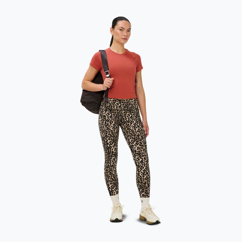 Футболка для йоги жіноча Sweaty Betty Athlete Crop Seamless Workout terrazzo red 2