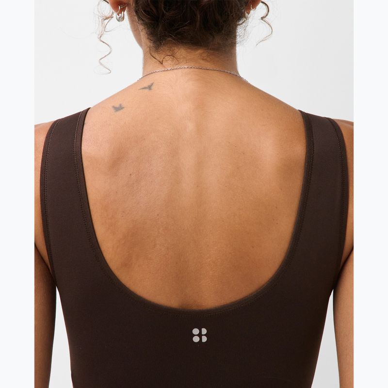 Бюстгальтер для тренувань Sweaty Betty Stamina Seamless Scoop espresso brown 4