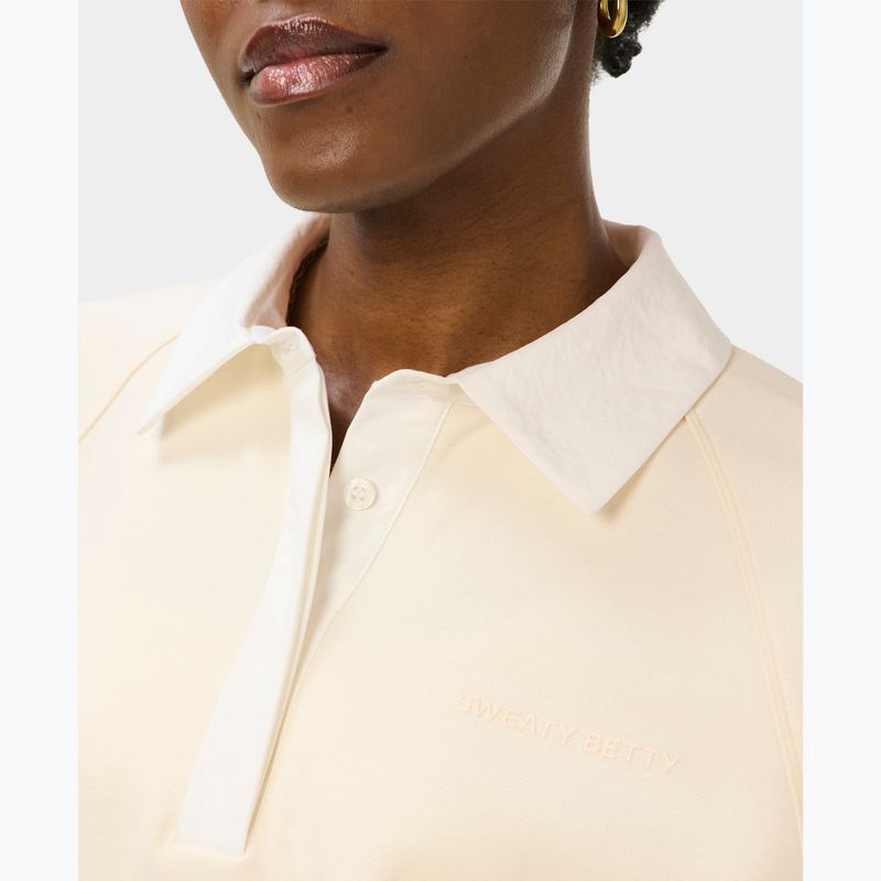 Кофта жіноча Sweaty Betty Revive Rugby ecru beige 4