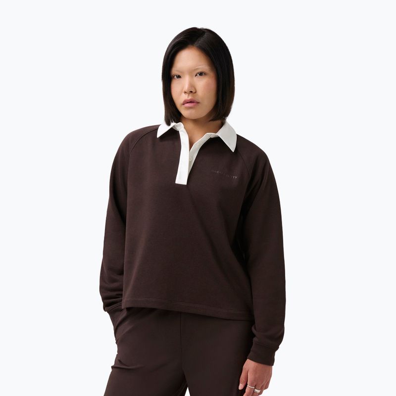 Кофта жіноча Sweaty Betty Revive Rugby espresso brown