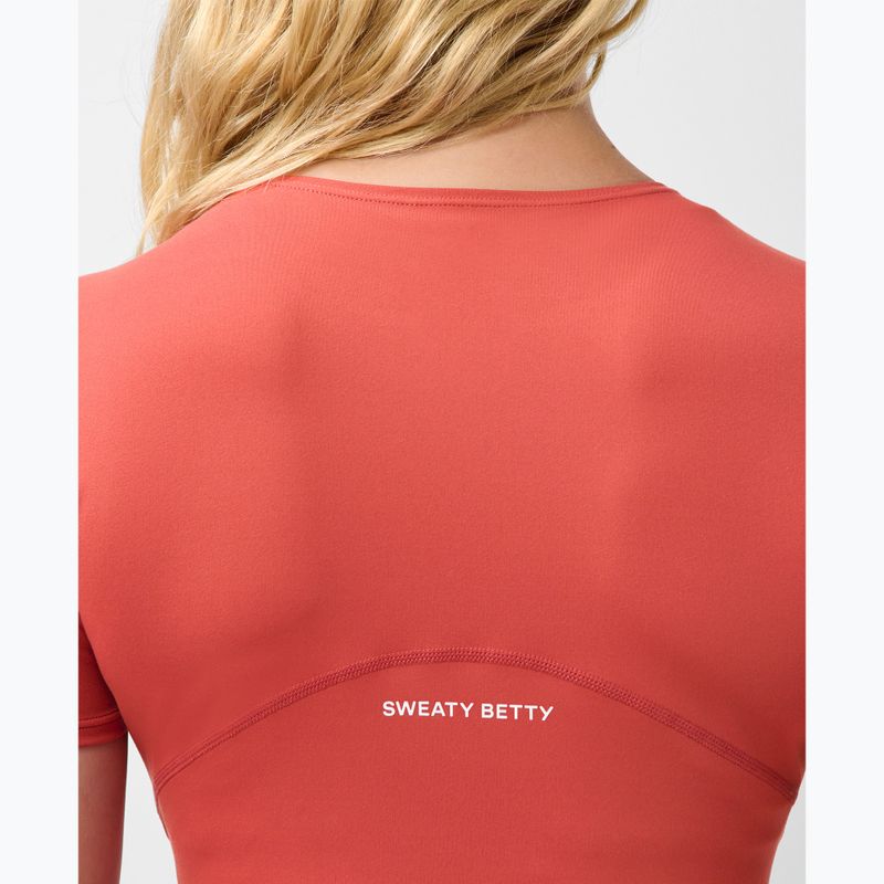 Футболка для йоги жіноча Sweaty Betty All Day Wrap terrazzo red 5