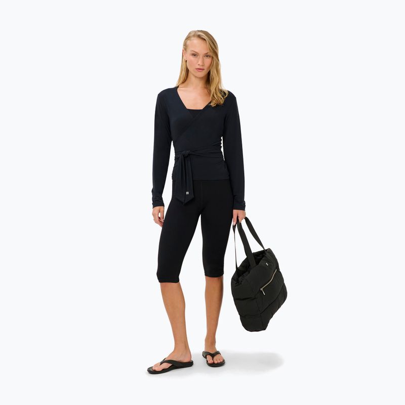 Лонгслів жіночий Sweaty Betty Soft Flow Studio Wear Your Way black 2