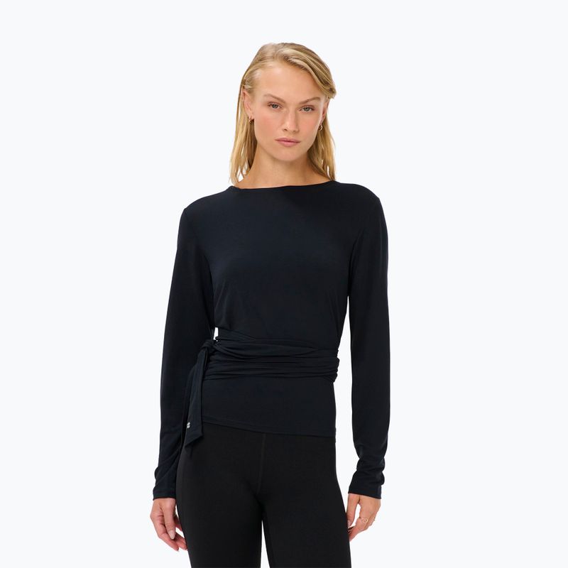 Лонгслів жіночий Sweaty Betty Soft Flow Studio Wear Your Way black 4