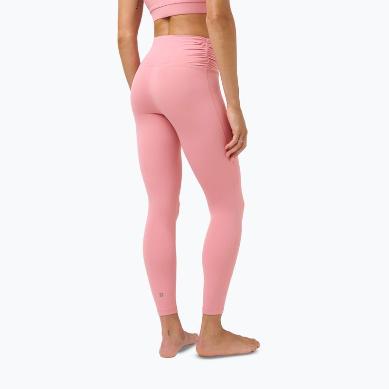 Легінси для тренувань жіночі Sweaty Betty Ultimate Studio 7/8 Ruched dark deco pink 3
