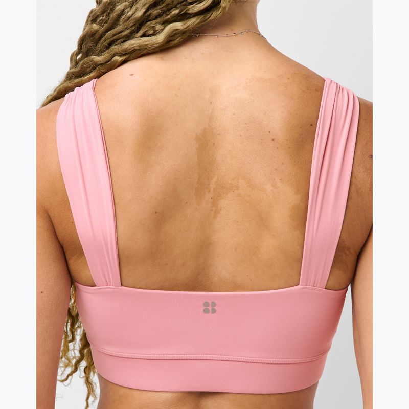 Бюстгальтер для тренувань Sweaty Betty Ultimate Studio Ruched dark deco pink 4