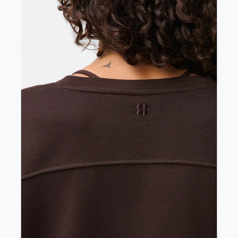 Кофта жіноча Sweaty Betty After Class Yoke Crop espresso brown 4