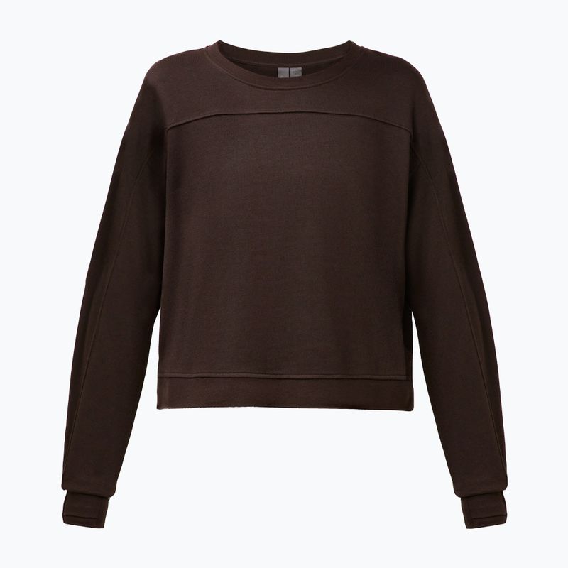 Кофта жіноча Sweaty Betty After Class Yoke Crop espresso brown 6