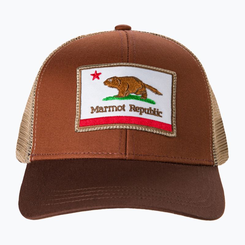 Бейсболка чоловіча Marmot Retro Trucker коричнева 1641019685ONE 2