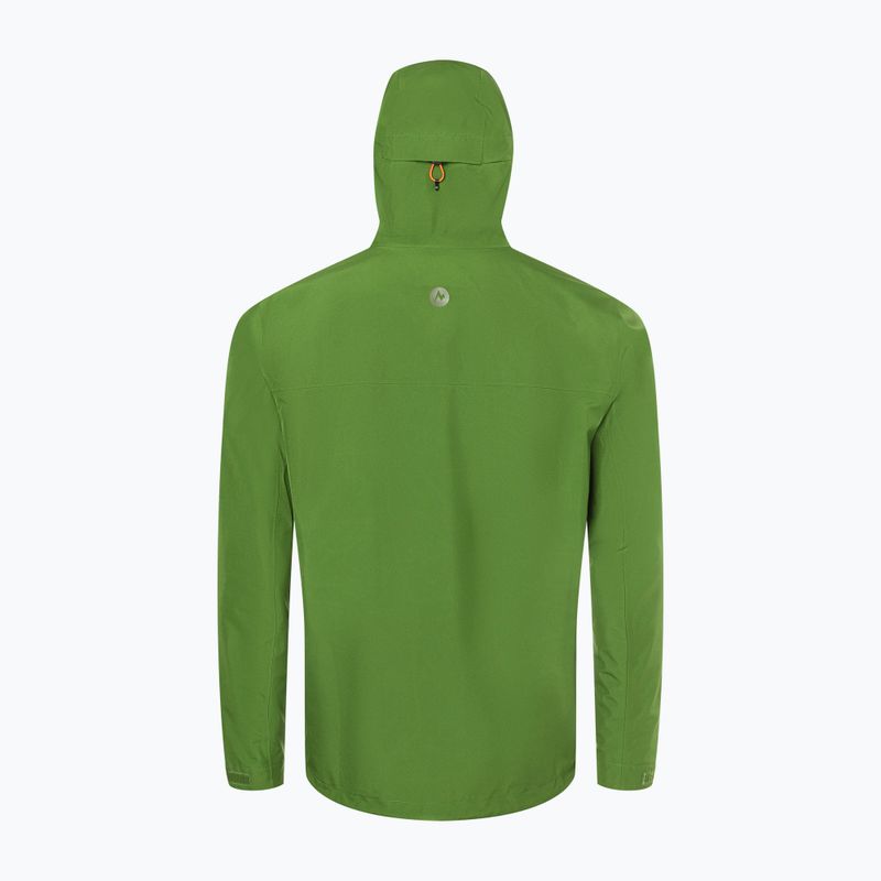 Куртка дощовик чоловіча Marmot Minimalist Pro Gore Tex зелена M12351 5