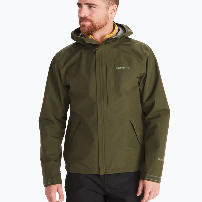 Куртка дощовик чоловіча Marmot Minimalist GORE-TEX зелена M12681