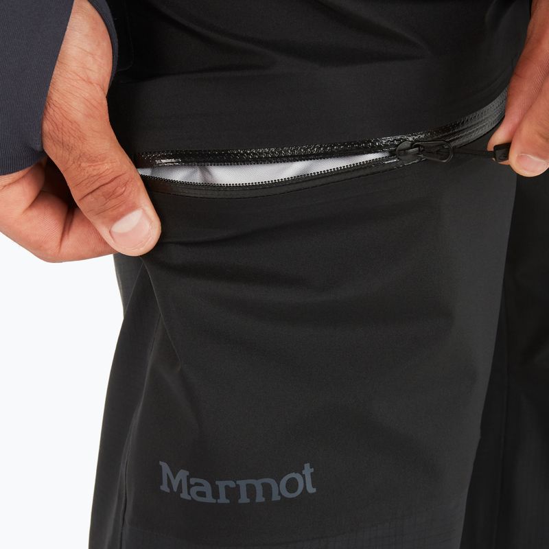 Штани з мембраною чоловічі Marmot Mitre Peak Gore Tex чорні M12686 4