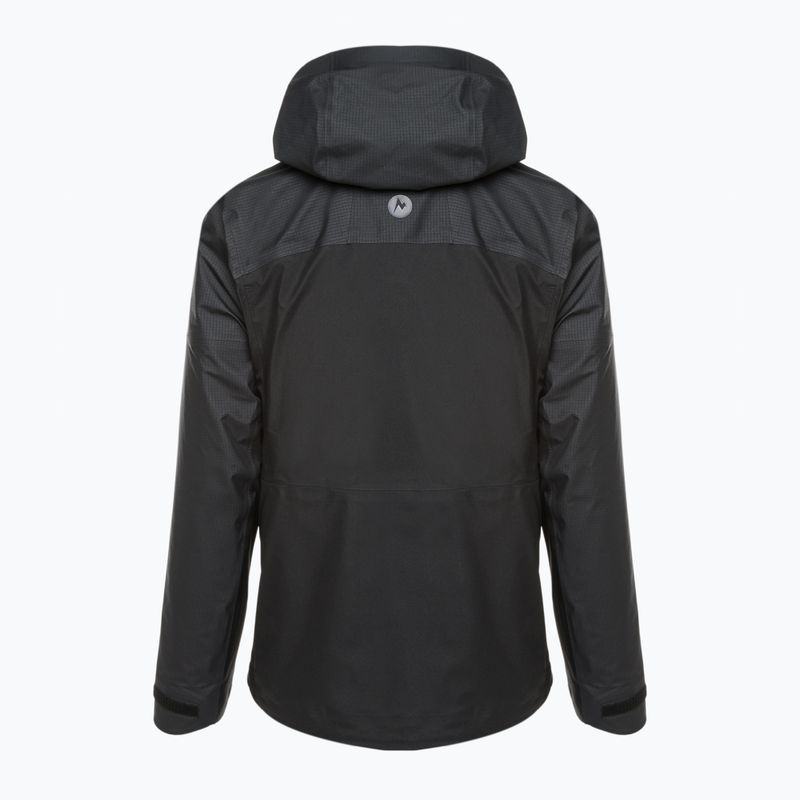 Куртка дощовик жіноча Marmot Mitre Peak чорна M12687001 4