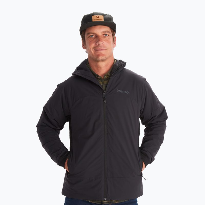 Куртка гібридна чоловіча Marmot Novus LT Hybrid Hoody чорна M12356 5
