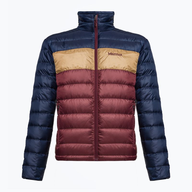 Пуховик чоловічий Marmot Ares granatowo-bordowa 71260