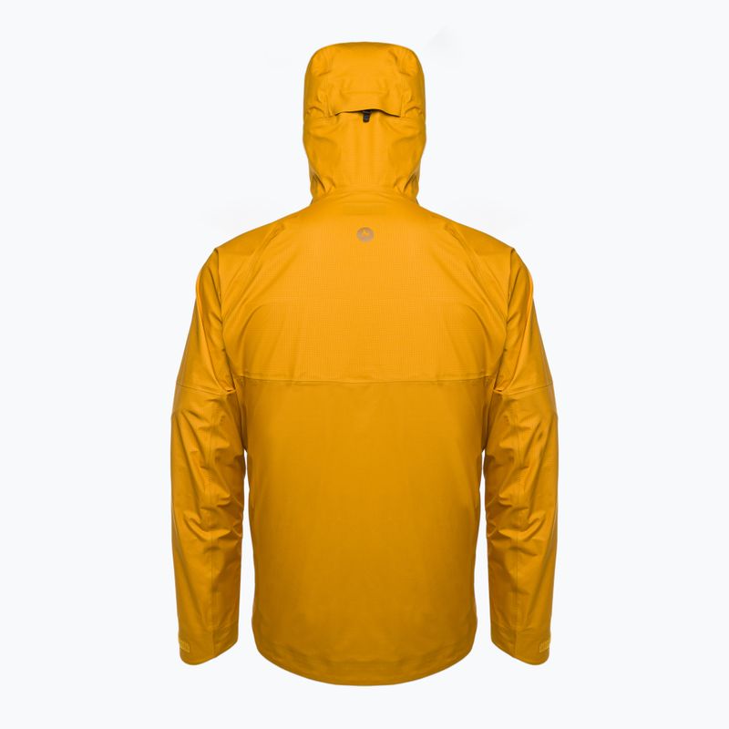 Куртка трекінгова чоловіча Marmot Mitre Peak Gore Tex жовта M12685 3
