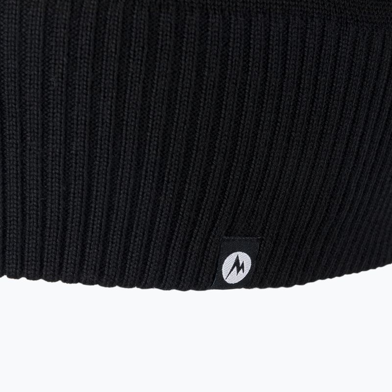 Шапка трекінгова Marmot Lightweight Merino чорна M13135 3
