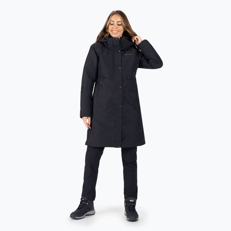 Płaszcz przeciwdeszczowy damska Marmot Chelsea Coat чорний M13169 2