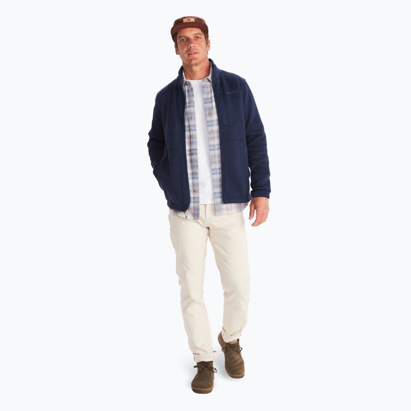 Кофта чоловіча Marmot Drop Line arctic navy 2