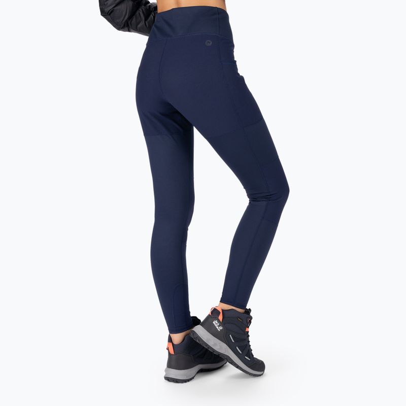 Штани трекінгові жіночі Marmot Winter Mountain Active Hybrid Tight синє M13286 3