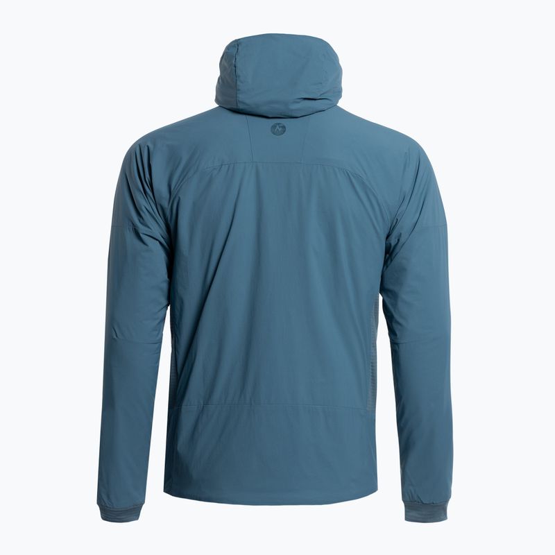 Куртка гібридна чоловіча Marmot Novus LT Hybrid Hoody блакитна M12356 2