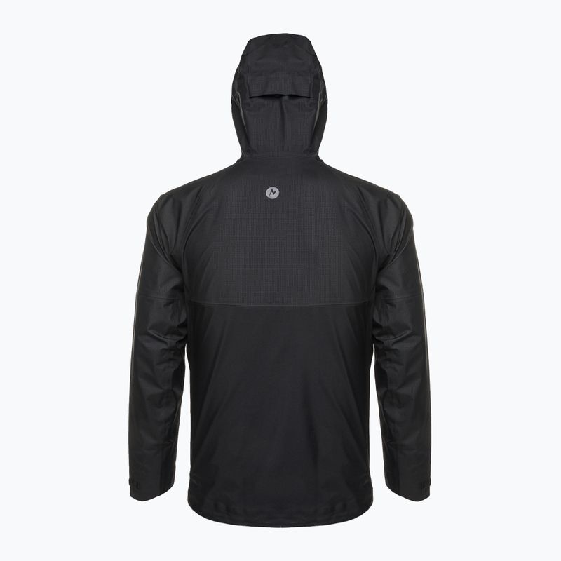 Куртка дощовик чоловіча Marmot Mitre Peak GTX чорна M12685-001 2