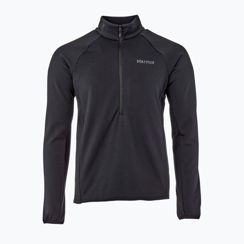 Кофта флісова чоловіча Marmot Leconte Fleece 1/2 Zip black 5