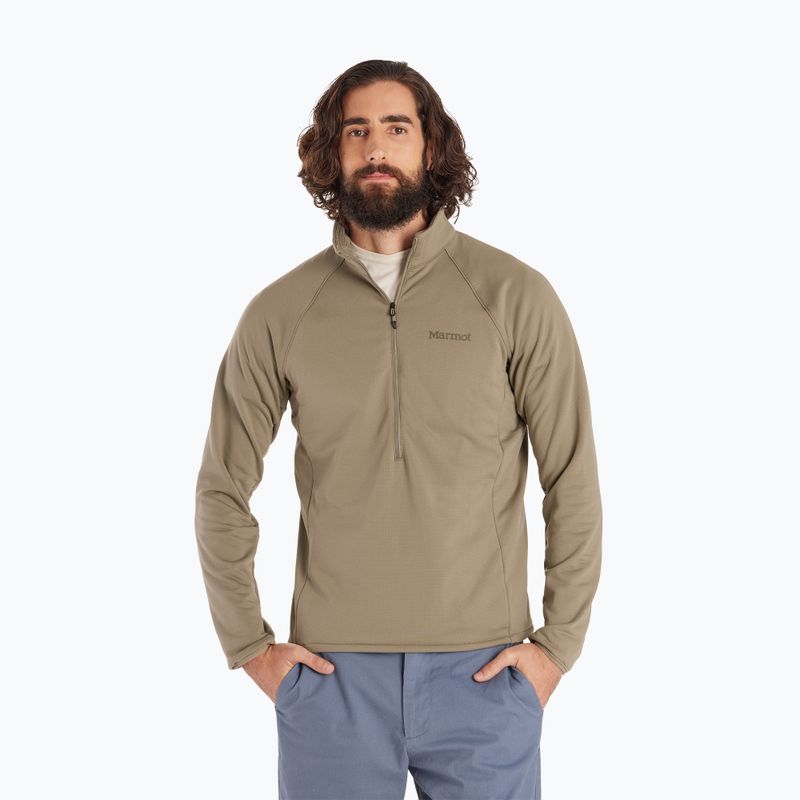 Кофта флісова чоловіча Marmot Leconte Fleece 1/2 Zip vetiver