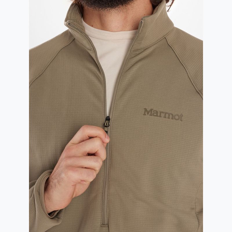 Кофта флісова чоловіча Marmot Leconte Fleece 1/2 Zip vetiver 4