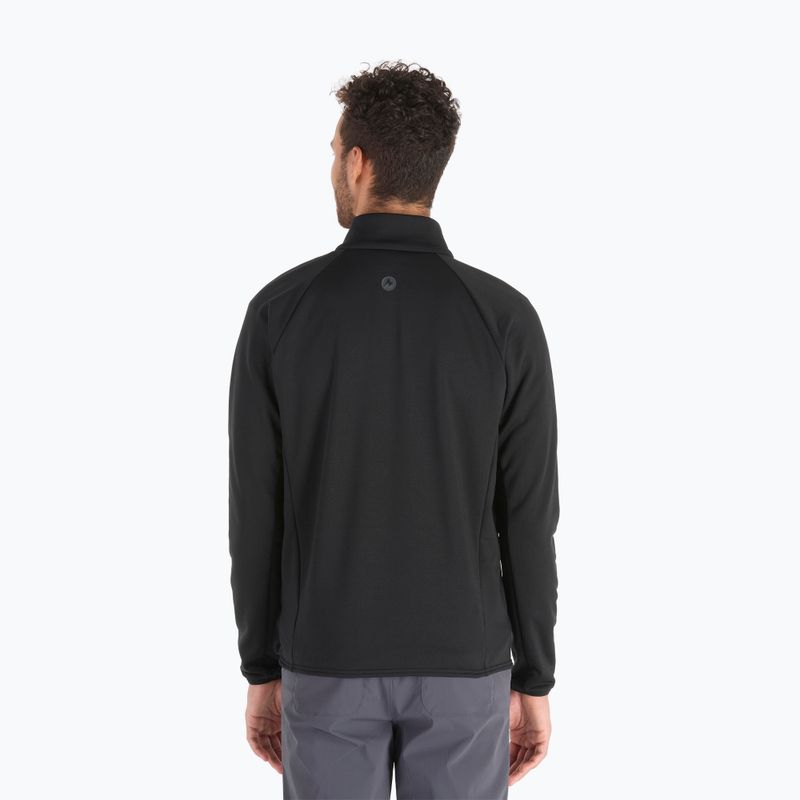 Кофта флісова чоловіча Marmot Leconte Fleece black 3