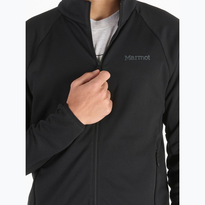 Кофта флісова чоловіча Marmot Leconte Fleece black 4