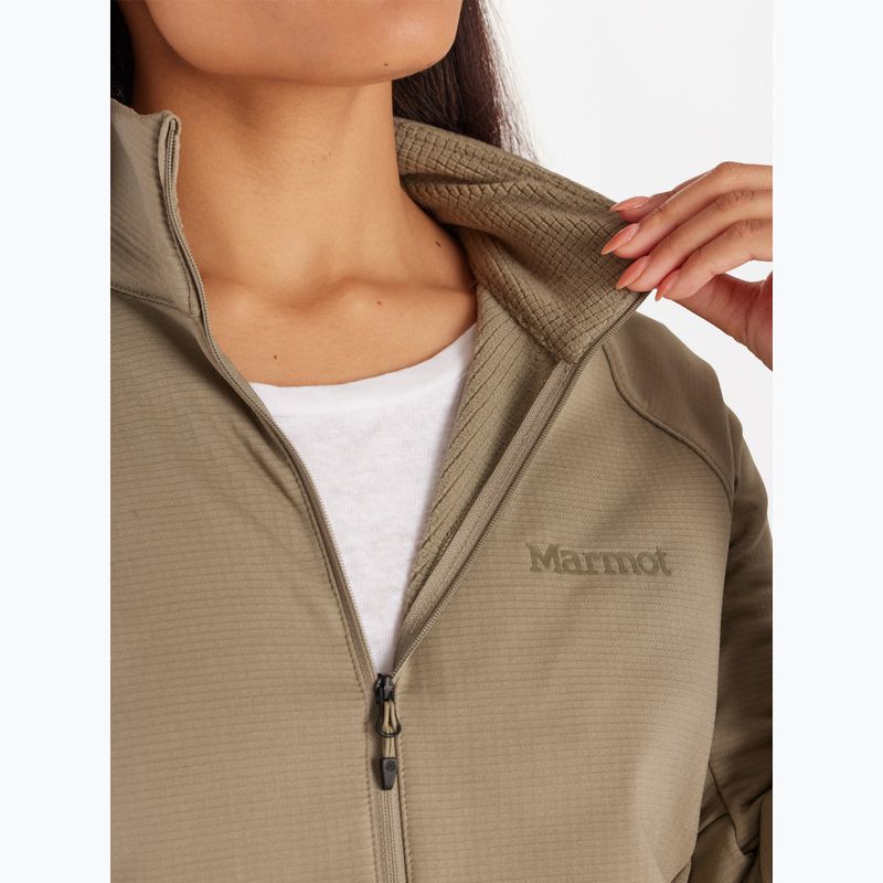 Кофта флісова жіноча Marmot Leconte Hoodless Fleecevetiver 5