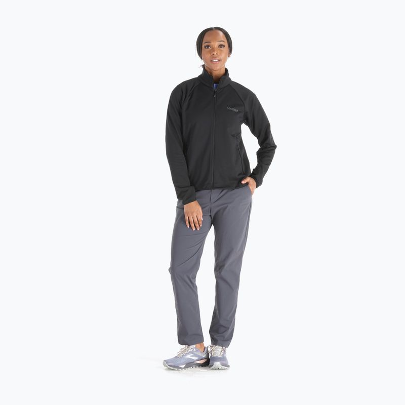 Кофта флісова жіноча Marmot Leconte Fleece black 2