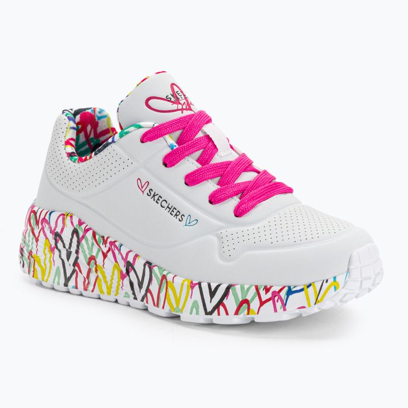 Кросівки дитячі SKECHERS Uno Lite Lovely Luv white/multi