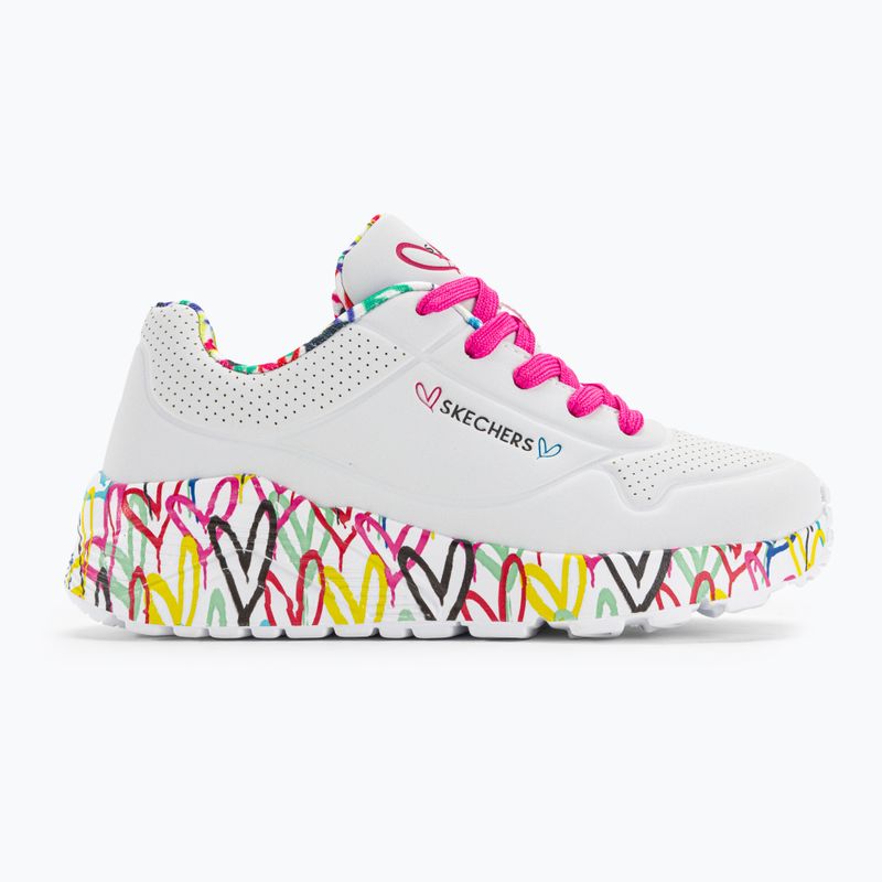 Кросівки дитячі SKECHERS Uno Lite Lovely Luv white/multi 2