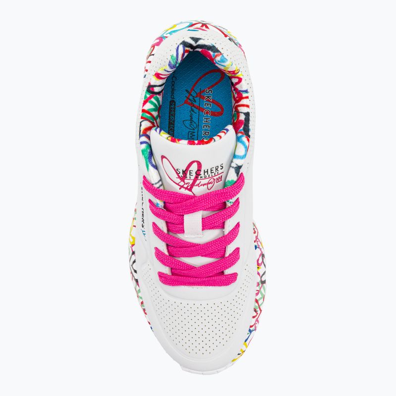 Кросівки дитячі SKECHERS Uno Lite Lovely Luv white/multi 6