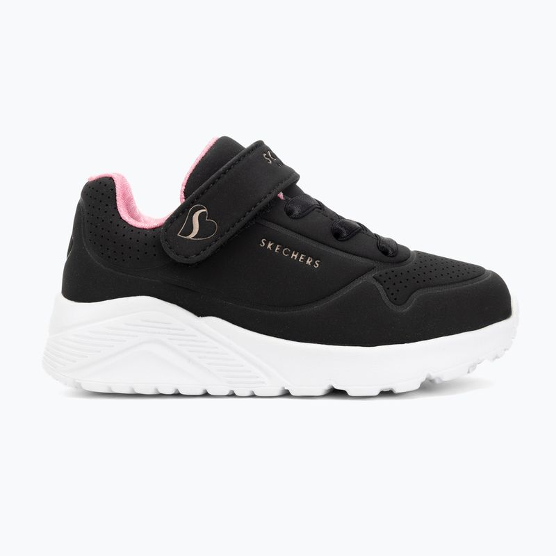 Кросівки дитячі SKECHERS Uno Lite black/rose gold 2