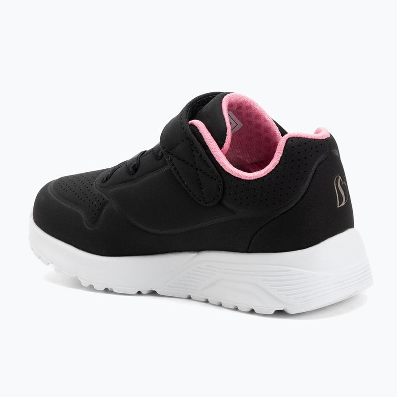 Кросівки дитячі SKECHERS Uno Lite black/rose gold 3