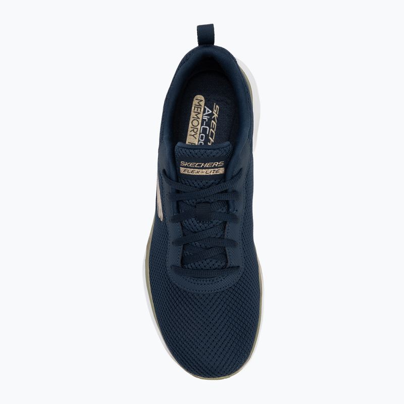 Кросівки жіночі SKECHERS Flex Appeal 4.0 Brilliant View navy/gold 5