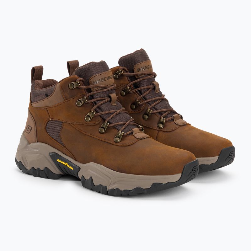 Взуття трекінгове чоловіче SKECHERS Terraform Renfrom dark brown 4