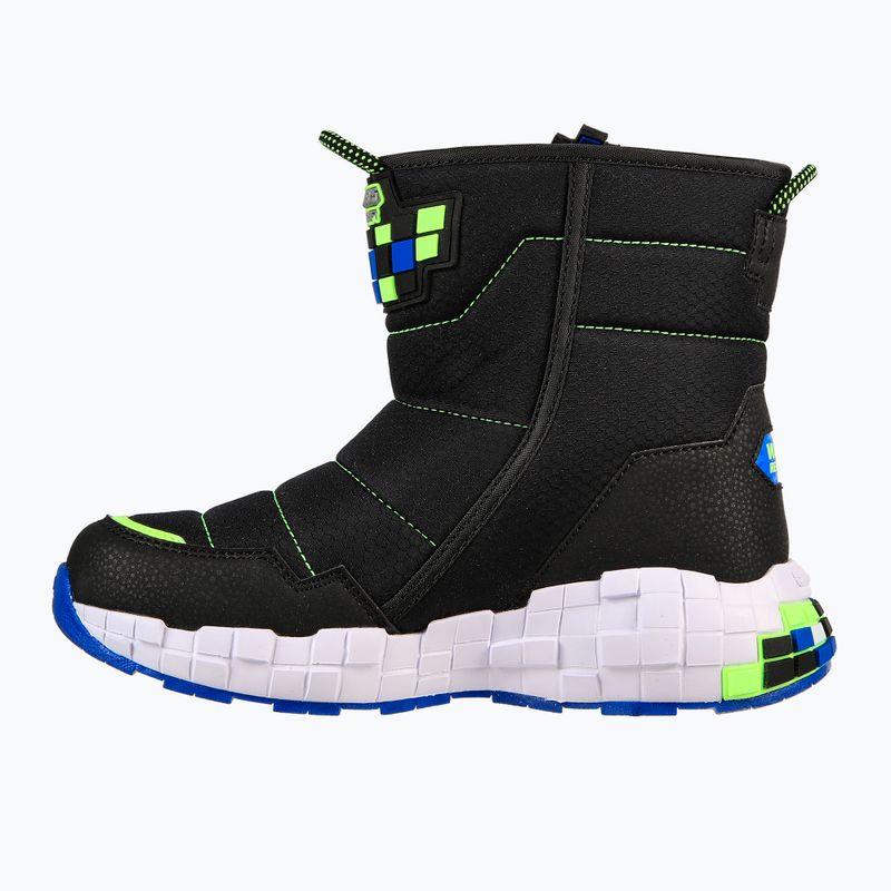 Взуття трекінгове жіноче SKECHERS Mega-Craft Cuboforce black/blue/lime 3
