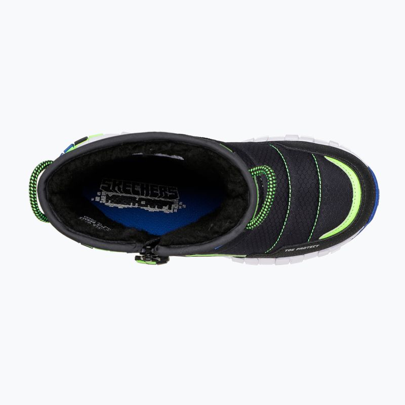 Взуття трекінгове жіноче SKECHERS Mega-Craft Cuboforce black/blue/lime 5