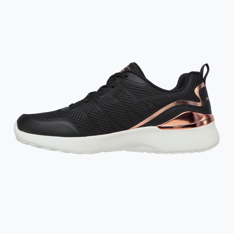 Кросівки тренувальні жіночі SKECHERS Skech-Air Dynamight The Halcyon black/rose gold 9