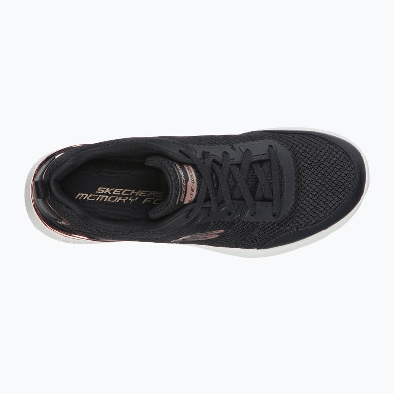 Кросівки тренувальні жіночі SKECHERS Skech-Air Dynamight The Halcyon black/rose gold 11
