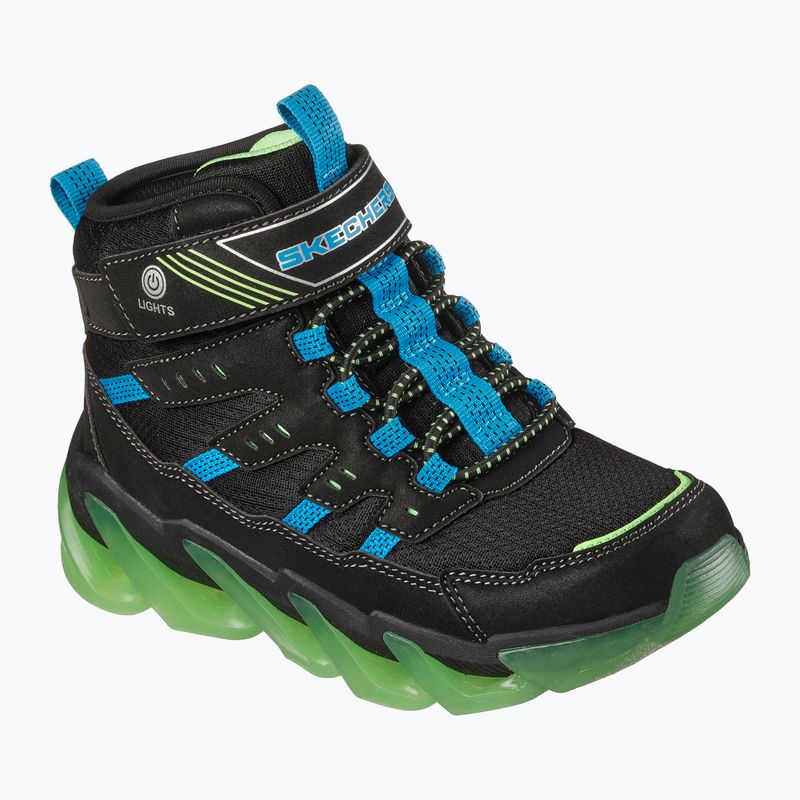 Кросівки дитячі SKECHERS Mega-Surge Flash Breeze black/blue/lime 8