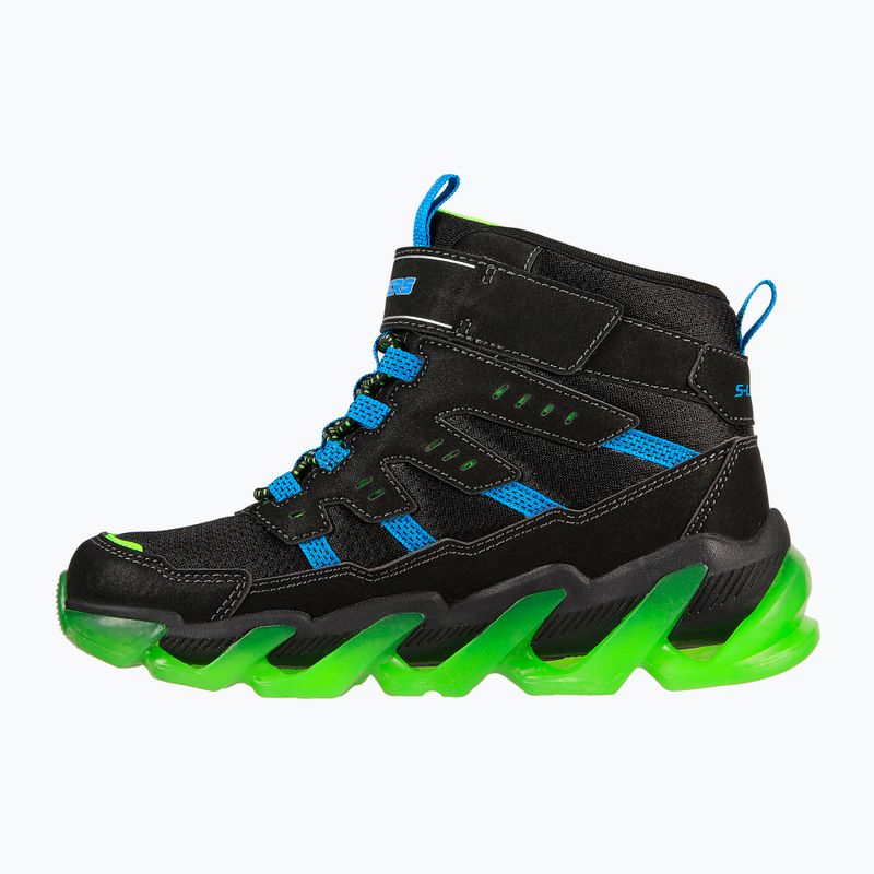 Кросівки дитячі SKECHERS Mega-Surge Flash Breeze black/blue/lime 10