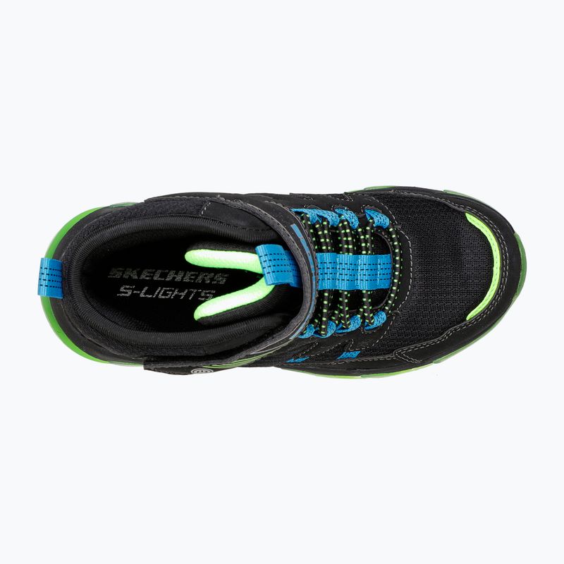 Кросівки дитячі SKECHERS Mega-Surge Flash Breeze black/blue/lime 12