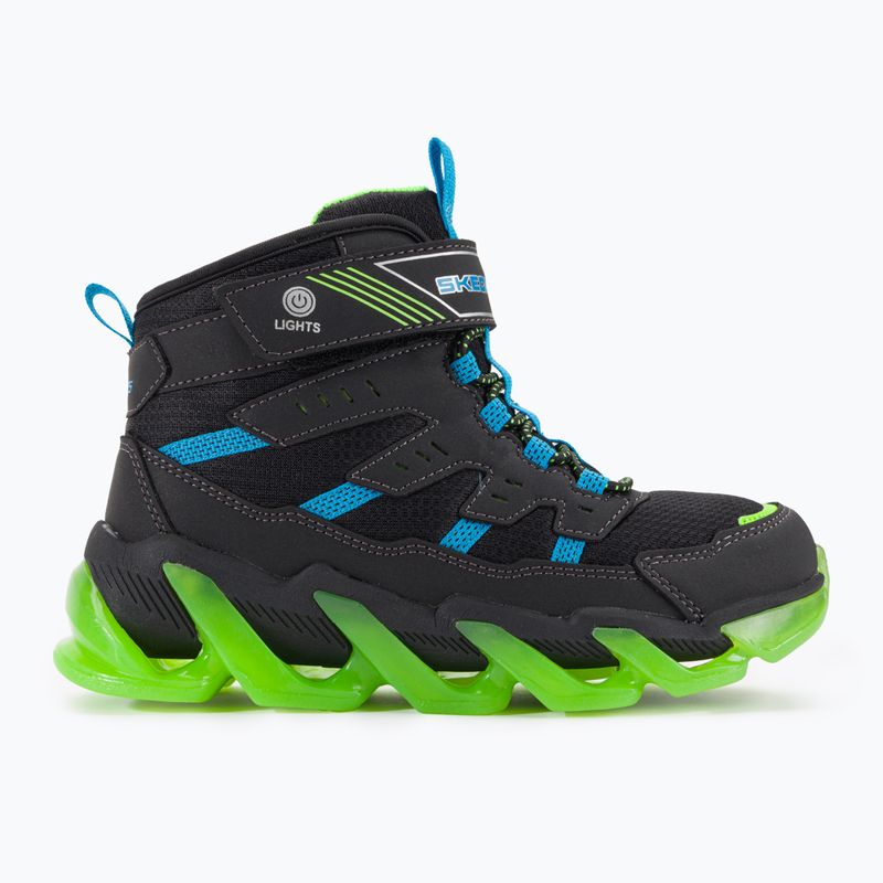 Кросівки дитячі SKECHERS Mega-Surge Flash Breeze black/blue/lime 2